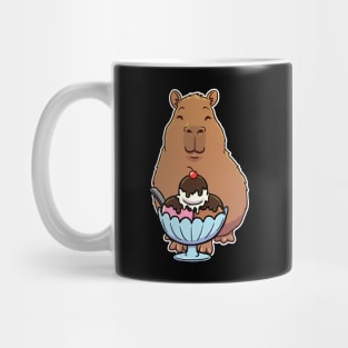 Capybara Ice Cream Mug